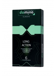 Презервативы с пролонгирующим эффектом DOMINO Classic Long action - 6 шт. - Domino - купить с доставкой в Мурманске