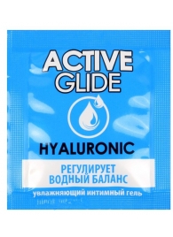 Лубрикант на водной основе Active Glide с гиалуроновой кислотой - 3 гр. - Биоритм - купить с доставкой в Мурманске