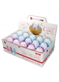 Набор из 15 мини-мастурбаторов Fantastic Egg Hard Boiled - Baile - в Мурманске купить с доставкой