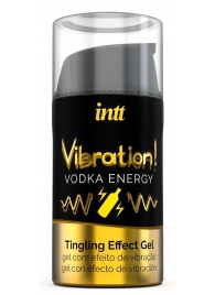 Жидкий интимный гель с эффектом вибрации Vibration! Vodka Energy - 15 мл. - INTT - купить с доставкой в Мурманске