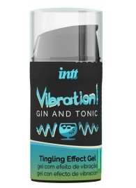 Жидкий интимный гель с эффектом вибрации Vibration! Gin   Tonic - 15 мл. - INTT - купить с доставкой в Мурманске