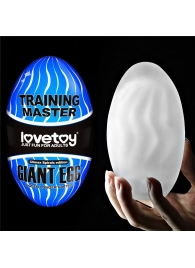 Мастурбатор-яйцо Giant Egg Climax Spirals Edition - Lovetoy - в Мурманске купить с доставкой