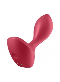 Красный вибромассажёр простаты Satisfyer Backdoor Lover - 14 см. - Satisfyer - в Мурманске купить с доставкой