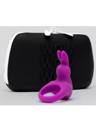 Фиолетовое эрекционное виброкольцо Happy Rabbit Cock Ring Kit - Happy Rabbit - в Мурманске купить с доставкой