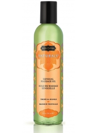 Массажное масло Naturals Tropical Mango с ароматом манго - 236 мл. - Kama Sutra - купить с доставкой в Мурманске