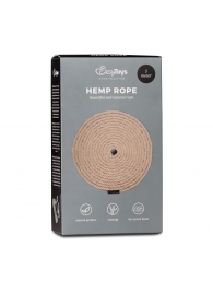 Пеньковая веревка для связывания Hemp Rope - 5 м. - Easy toys - купить с доставкой в Мурманске