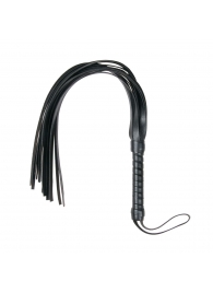 Черный флоггер Flogger Whip - 46 см. - Easy toys - купить с доставкой в Мурманске