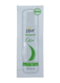 Лубрикант на водной основе pjur WOMAN Aloe - 2 мл. - Pjur - купить с доставкой в Мурманске