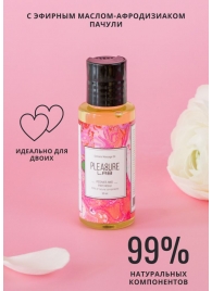 Массажное масло Pleasure Lab Delicate с ароматом пиона и пачули - 50 мл. - Pleasure Lab - купить с доставкой в Мурманске