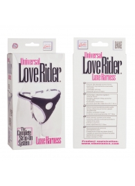 Трусы для страпона с универсальным креплением Universal Love Rider Luxe Harness - California Exotic Novelties - купить с доставкой в Мурманске