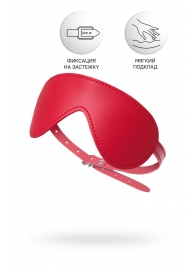 Красная маска Anonymo из искусственной кожи - ToyFa - купить с доставкой в Мурманске