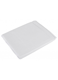 Белая виниловая простынь Vinyl Bed Sheet - Orion - купить с доставкой в Мурманске