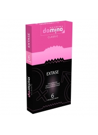 Презервативы с точками и рёбрышками DOMINO Classic Extase - 6 шт. - Domino - купить с доставкой в Мурманске