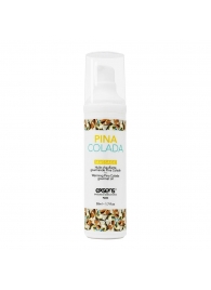 Разогревающее массажное масло с ароматом пина колада Gourmet Pina Colada - 50 мл. - Exsens - купить с доставкой в Мурманске