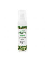 Разогревающее массажное масло с ароматом мохито Gourmet Mint Mojito - 50 мл. - Exsens - купить с доставкой в Мурманске