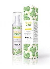 Разогревающее массажное масло Gourmet Spearmint Organic с органическими ингредиентами - 50 мл. - Exsens - купить с доставкой в Мурманске