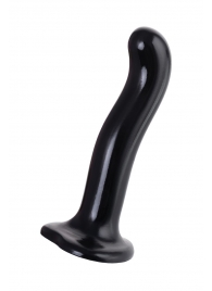 Черный стимулятор для пар P G-Spot Dildo Size L - 19 см. - Strap-on-me - в Мурманске купить с доставкой