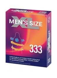 Стимулирующая насадка на пенис MEN SIZE 333 - Sitabella - в Мурманске купить с доставкой