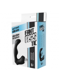 Черный вибромассажер простаты FantASStic Vibrating Prostate Massager - 11,3 см. - Dream Toys - в Мурманске купить с доставкой