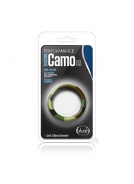 Эрекционное кольцо камуфляжной расцветки Silicone Camo Cock Ring - Blush Novelties - в Мурманске купить с доставкой