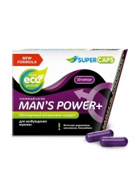 Возбуждающее средство для мужчин Mans Power plus - 10 капсул (0,35 гр.) +1 в подарок - SuperCaps - купить с доставкой в Мурманске