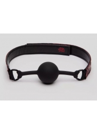 Кляп-шар на двусторонних ремешках Reversible Silicone Ball Gag - Fifty Shades of Grey - купить с доставкой в Мурманске