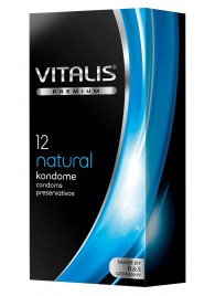 Классические презервативы VITALIS PREMIUM natural - 12 шт. - Vitalis - купить с доставкой в Мурманске
