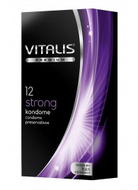 Презервативы с утолщённой стенкой VITALIS PREMIUM strong - 12 шт. - Vitalis - купить с доставкой в Мурманске