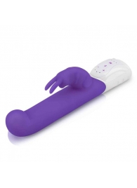 Фиолетовый вибромассажер для G-точки Come hither G-Spot Rabbit - 24,5 см. - Rabbit Essentials