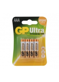 Батарейки алкалиновые GP Ultra Alkaline 24А AАA/LR03 - 4 шт. - Элементы питания - купить с доставкой в Мурманске