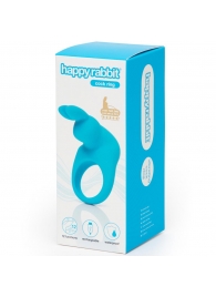 Голубое эрекционное виброкольцо Happy Rabbit Rechargeable Rabbit Cock Ring - Happy Rabbit - в Мурманске купить с доставкой