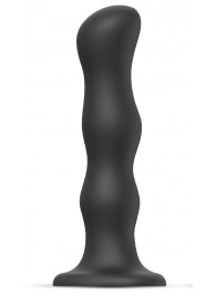 Черная насадка Strap-On-Me Dildo Geisha Balls size XL - Strap-on-me - купить с доставкой в Мурманске