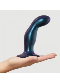 Темно-синяя насадка Strap-On-Me Dildo Plug Snaky size M - Strap-on-me - купить с доставкой в Мурманске
