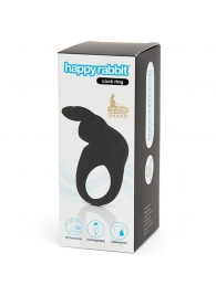 Черное эрекционное виброкольцо Happy Rabbit Rechargeable Rabbit Cock Ring - Happy Rabbit - в Мурманске купить с доставкой