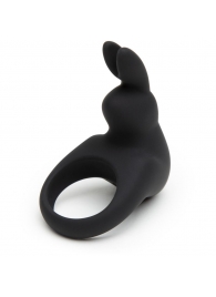 Черное эрекционное виброкольцо Happy Rabbit Rechargeable Rabbit Cock Ring - Happy Rabbit - в Мурманске купить с доставкой