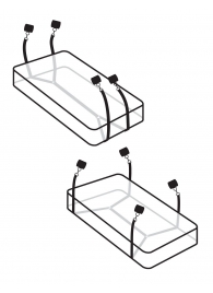 Фиксаторы для кровати WRAPAROUND MATTRESS RESTRAIN - Pipedream - купить с доставкой в Мурманске