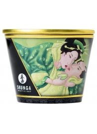 Массажная свеча Exotic Green Tea с ароматом зелёного чая - 170 мл. - Shunga - купить с доставкой в Мурманске