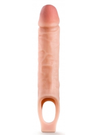 Телесная насадка на пенис 10 Inch Cock Sheath Extender - 25 см. - Blush Novelties - в Мурманске купить с доставкой