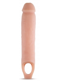 Телесная насадка на пенис 11.5 Inch Cock Sheath Penis Extender - 29,2 см. - Blush Novelties - в Мурманске купить с доставкой