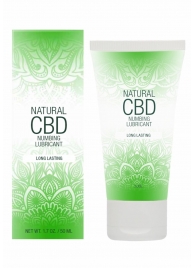 Лубрикант с пролонгирующим эффектом Natural CBD Numbing Lubricant - 50 мл. - Shots Media BV - купить с доставкой в Мурманске