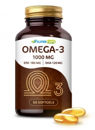 Пищевая добавка SuperCaps OMEGA-3 - 50 капсул (1000 мг) - SuperCaps - купить с доставкой в Мурманске