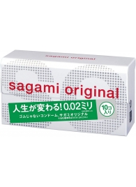 Ультратонкие презервативы Sagami Original 0.02 - 10 шт. - Sagami - купить с доставкой в Мурманске