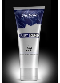 Силиконовая гель-смазка FLIRT MAGIC Ice с лёгким пролонгирующим эффектом - 75 мл. - Sitabella - купить с доставкой в Мурманске