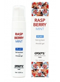 Возбуждающий гель Raspberry Mint с ароматом малины и мяты - 15 мл. - Exsens - купить с доставкой в Мурманске