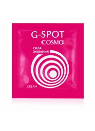 Стимулирующий интимный крем для женщин Cosmo G-spot - 2 гр. - Биоритм - купить с доставкой в Мурманске