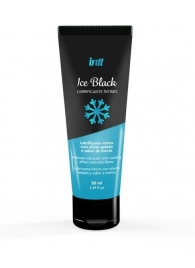 Лубрикант на водной основе Ice Black с ледяным эффектом - 50 мл. - INTT - купить с доставкой в Мурманске