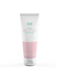 Лубрикант на водной основе Vibe Sensation с клубничным вкусом и легким вибрирующим эффектом - 50 гр. - INTT - купить с доставкой в Мурманске
