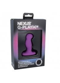 Фиолетовая вибровтулка Nexus G-Play+ M - Nexus Range - в Мурманске купить с доставкой