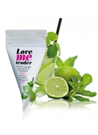 Съедобное согревающее массажное масло Love Me Tender Mojito с ароматом мохито - 10 мл. - Love to Love - купить с доставкой в Мурманске