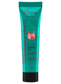 Съедобный интимный гель Orgie Lube Tube Cocktail Strawberry Mojito - 100 мл. - ORGIE - купить с доставкой в Мурманске